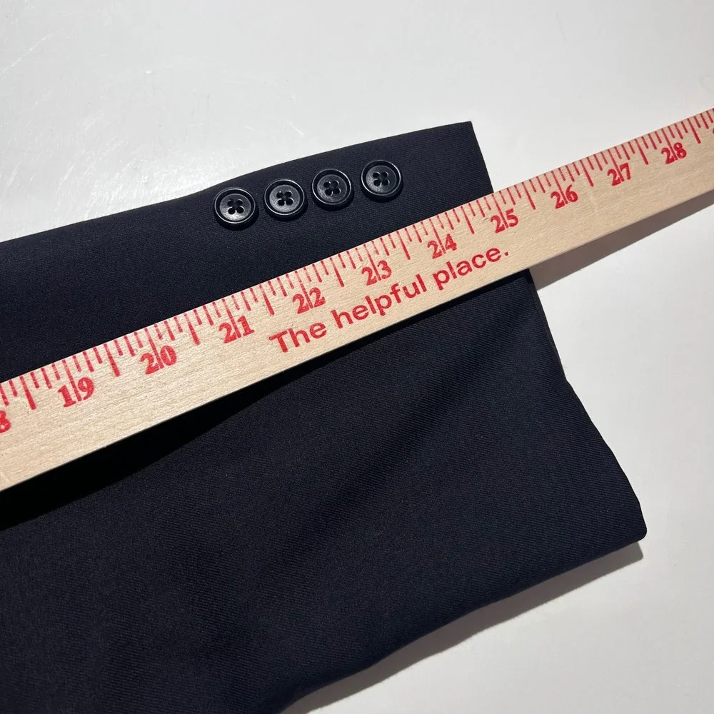 Brooks Brothers 44R Sport Coat 100% Wool Dark Navy Two Button Lined Vented